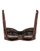 Jacquard tulle balconette bra - | Dolce & Gabbana