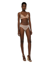 Jacquard tulle triangle bra - | Dolce & Gabbana