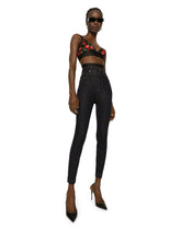 Cherry-print satin bra - | Dolce & Gabbana