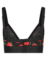 Cherry-print satin bra - | Dolce & Gabbana