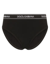 Jersey briefs with branded elastic - | Dolce & Gabbana