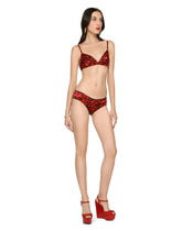 Leopard-print satin panties - | Dolce & Gabbana