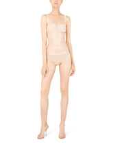 Jacquard tulle briefs - | Dolce & Gabbana