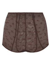 Jacquard tulle high-waisted panties - | Dolce & Gabbana