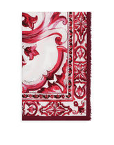 Majolica-print cotton sarong (110x190) - | Dolce & Gabbana