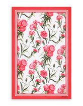 Carnation-print terrycloth beach towel - | Dolce & Gabbana