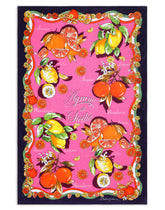 Citrus-print terrycloth beach towel - | Dolce & Gabbana