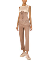 Jacquard tulle tank top - | Dolce & Gabbana