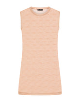 Jacquard tulle tank top - | Dolce & Gabbana