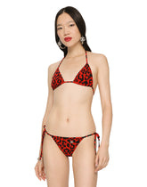 Leopard-print triangle bikini - | Dolce & Gabbana