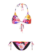 Garden-print triangle bikini - | Dolce & Gabbana