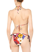 Garden-print triangle bikini - | Dolce & Gabbana