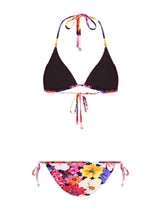 Garden-print triangle bikini - | Dolce & Gabbana