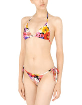 Garden-print triangle bikini - | Dolce & Gabbana