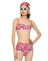 Majolica-print padded bikini - | Dolce & Gabbana