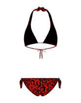 Leopard-print padded triangle bikini - | Dolce & Gabbana