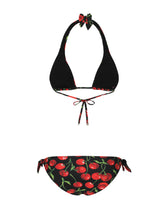 Cherry-print triangle bikini - | Dolce & Gabbana