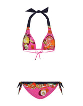 Citrus-print padded triangle bikini - | Dolce & Gabbana