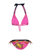 Citrus-print padded triangle bikini - | Dolce & Gabbana