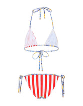 Mixed patchwork-print bikini - | Dolce & Gabbana