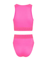 Bikini top with branded elastic - | Dolce & Gabbana