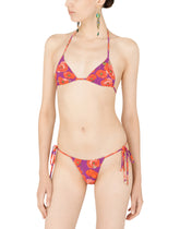 Poppy-print triangle bikini - | Dolce & Gabbana