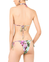 Bluebell-print triangle bikini - | Dolce & Gabbana