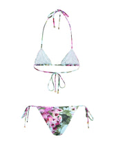 Bluebell-print triangle bikini - | Dolce & Gabbana