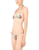 Bluebell-print triangle bikini - | Dolce & Gabbana