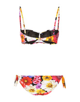 Garden-print balconette bikini - | Dolce & Gabbana