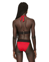 Triangle bikini with branded elastic - | Dolce & Gabbana