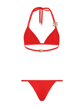 Triangle bikini with DG logo - | Dolce & Gabbana