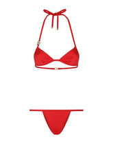 Triangle bikini with DG logo - | Dolce & Gabbana