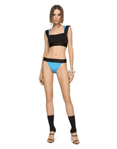 Two-tone bikini with bralette bikini top - | Dolce & Gabbana