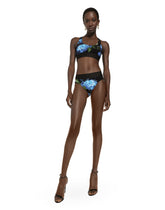 Bluebell-print bralette bikini - | Dolce & Gabbana