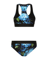 Bluebell-print bralette bikini - | Dolce & Gabbana