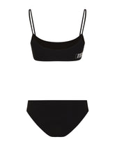 Bralette bikini with DGVIB3 print - | Dolce & Gabbana