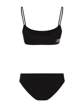 Bralette bikini with DGVIB3 print - | Dolce & Gabbana