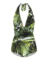 Deep V-Neck One Piec - | Dolce & Gabbana