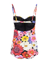 Garden-print one-piece balconette swimsuit - | Dolce & Gabbana