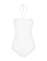 One-piece swimsuit with laces - | Dolce & Gabbana