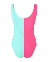 Racer-style one-piece swimsuit - | Dolce & Gabbana
