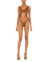 Hublot-style one-piece swimsuit - | Dolce & Gabbana