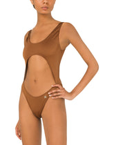 Hublot-style one-piece swimsuit - | Dolce & Gabbana