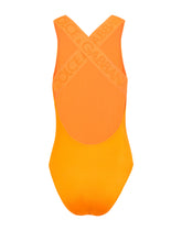 Halterneck racer swimsuit - | Dolce & Gabbana