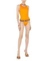 Halterneck racer swimsuit - | Dolce & Gabbana