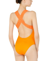 Halterneck racer swimsuit - | Dolce & Gabbana