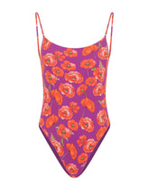 Poppy-print one-piece swimsuit - | Dolce & Gabbana