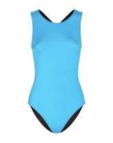 Racer-style one-piece swimsuit - | Dolce & Gabbana