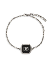Bracelet with enameled DG logo - | Dolce & Gabbana
